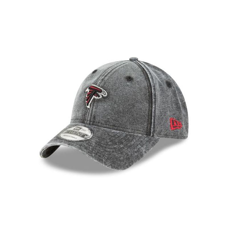 NFL Atlanta Falcons Team Loyal 9Twenty Adjustable (VFQ4927) - Black New Era Caps